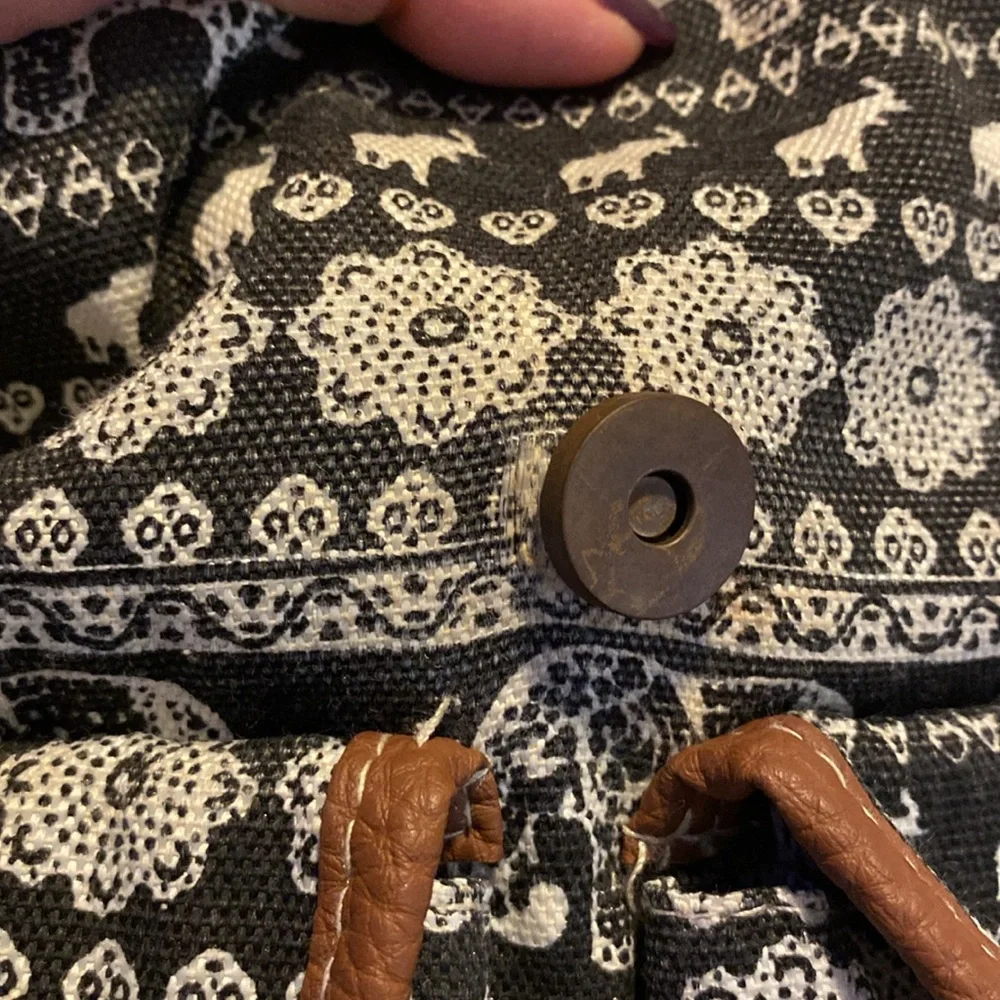 Safari/Zoo Animal Motif Backpack Satchel